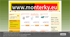 Desktop Screenshot of monterky-levne.cz
